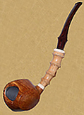 Blowfish with boxwood shank, Snail grade, 2004